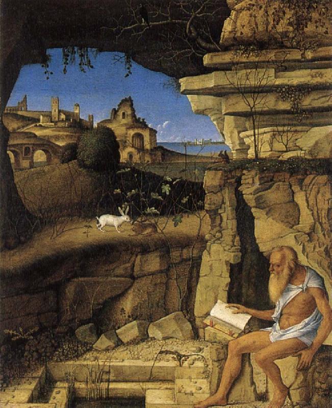 Giovanni Bellini The Holy Hieronymus laser